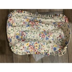 Longaberger Bagel basket liner SPRING FLORAL fabric NEW